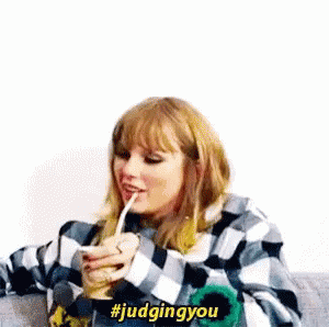 Taylor Swift Judging You GIF