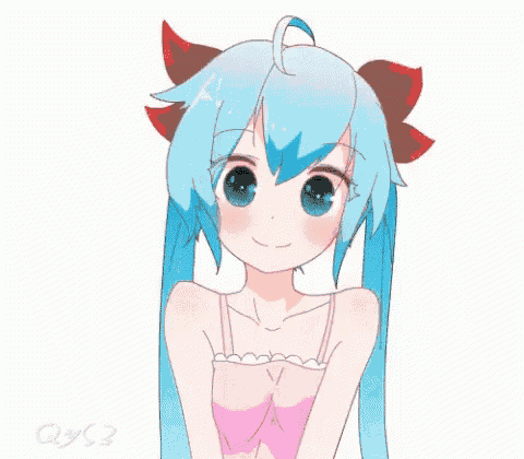 a drawing of a girl making a heart with her hands