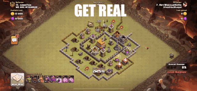 Coc Clash Of Clans GIF - Coc Clash Of Clans Get Real GIFs