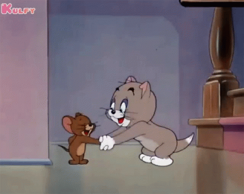 Shake Hands Tom And Jerry GIF - Shake Hands Tom And Jerry Jerry GIFs