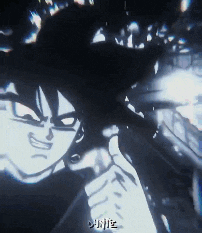a black and white image of a cartoon character with a thumbs up
