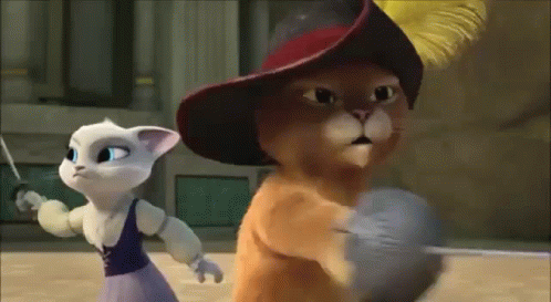 Pus And Dulcinea Dulcinea GIF - Pus And Dulcinea Dulcinea Puss In Boots GIFs