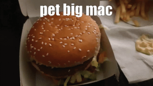 Pet Big Mac GIF - Pet Big Mac Petting GIFs