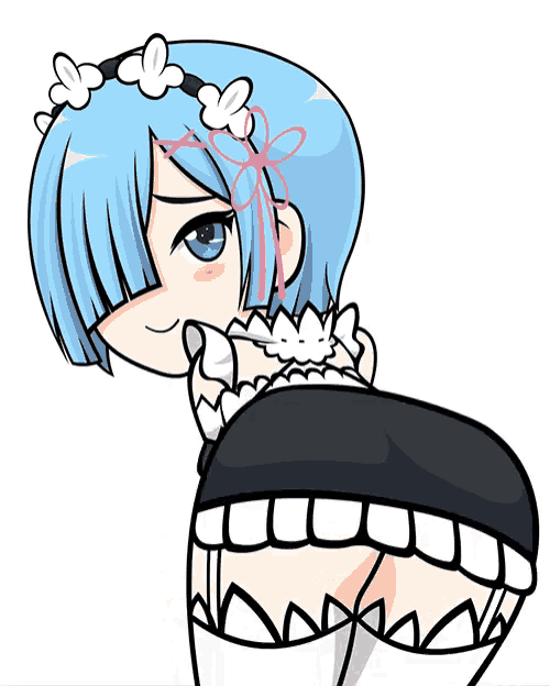 Rem Wiggle GIF