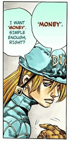 a man in a hat is talking about money .