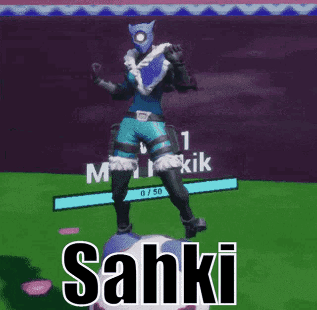 a screenshot of a video game with the name sahki