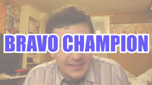 Bravo Champion GIF - Bravo Champion Wtd GIFs