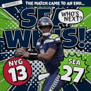 Seattle Seahawks (27) Vs. New York Giants (13) Post Game GIF - Nfl National Football League Football League GIFs