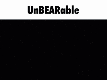 a picture of a knife hanging from a backpack with the words unbearable above it