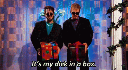 Its My Dick In A Box Gift GIF - Its My Dick In A Box Gift Present GIFs
