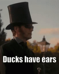 David Tennant Good Omens GIF - David Tennant Good Omens Ducks Have Ears GIFs
