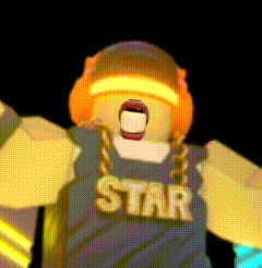 a cartoon character with the word star on his shirt