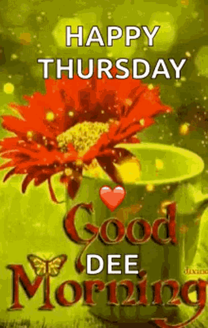 Good Morning Happy Thursday GIF - Good Morning Happy Thursday Hearts GIFs