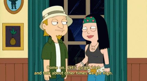 Let'S Get High GIF - American Dad Lets Go Get High High GIFs