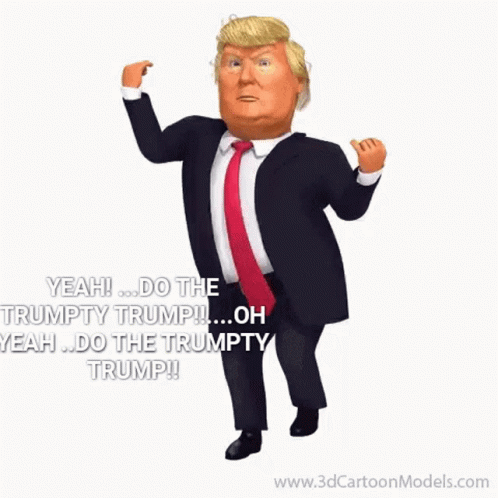 Trumpty Trump Funny GIF - Trumpty Trump Funny Dancing GIFs