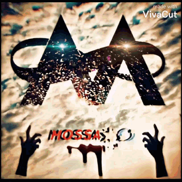 a logo for mossas is made with vivacut