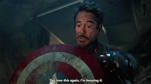 Captain America Robert Downey Jr GIF - Captain America Robert Downey Jr Tony Stark GIFs