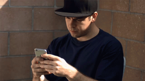 Bored Texting GIF - Bored Texting Ignored GIFs