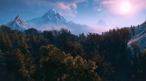 Scenery The Witcher GIF - Scenery The Witcher Beautiful World Of The Witcher GIFs