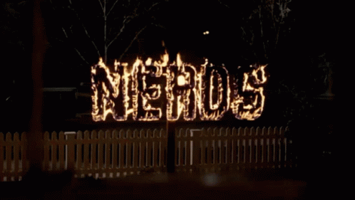 Revenge Of The Nerds Fire GIF - Revenge Of The Nerds Fire Geek GIFs