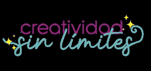 a black background with the words creatividad sin limites written on it