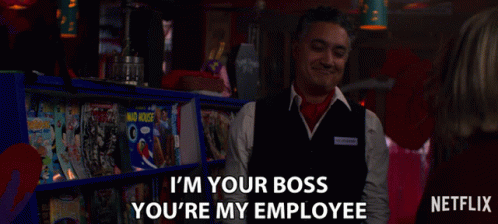 Im Your Boss Youre My Employee Alessandro Juliani GIF - Im Your Boss Youre My Employee Alessandro Juliani Dr Cee GIFs