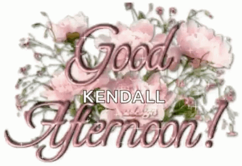 Good Afternoon Flowers GIF - Good Afternoon Flowers Kendall GIFs