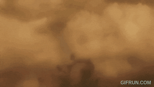 a gif from gifrun.com shows a man in armor with a surprised look on his face