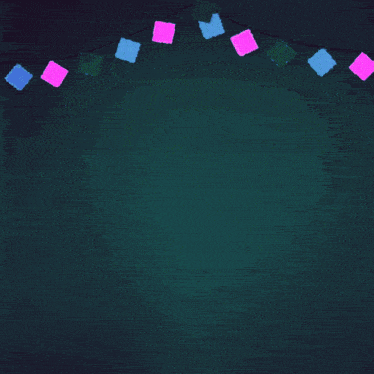 arabic writing on a dark background with squares around it