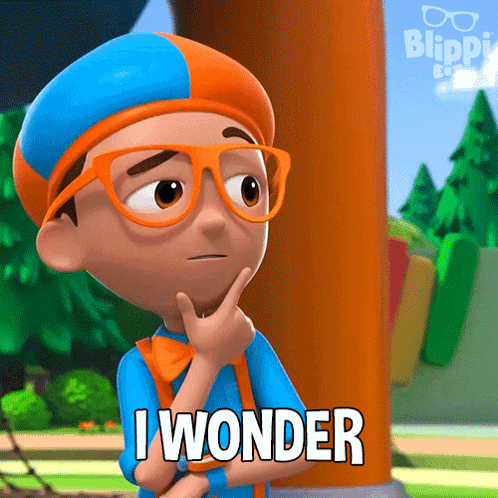 I Wonder Blippi GIF - I Wonder Blippi Blippi Wonders Educational Cartoons For Kids GIFs