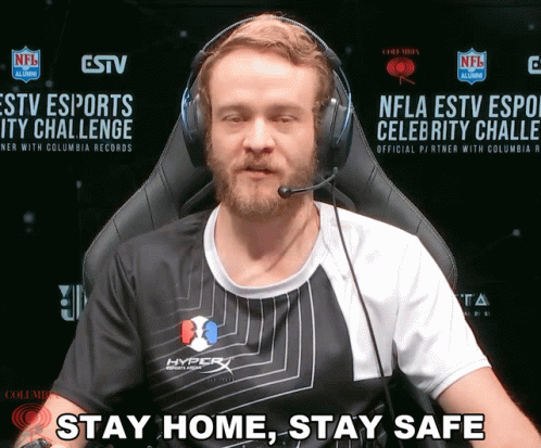 Stay Home Stay Safe Trevor Mcneal GIF - Stay Home Stay Safe Trevor Mcneal Stay At Home GIFs