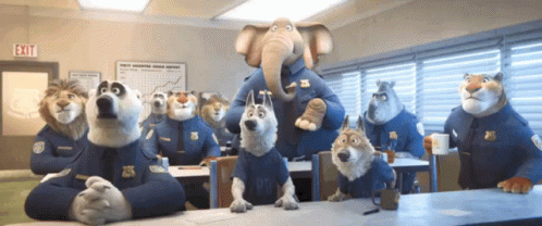 Elephant Getting Called Out GIF - Zootopia Surprised Police GIFs