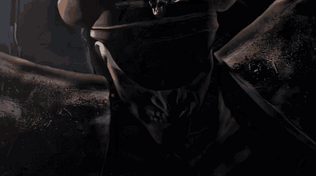 a close up of a person wearing a hat