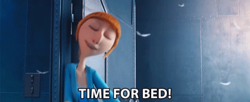 Time For Bed Lucy Wilde GIF - Time For Bed Lucy Wilde Despicable Me GIFs