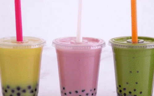 Boba Milk Tea Colors GIF - Boba Milk Tea Colors Pretty GIFs