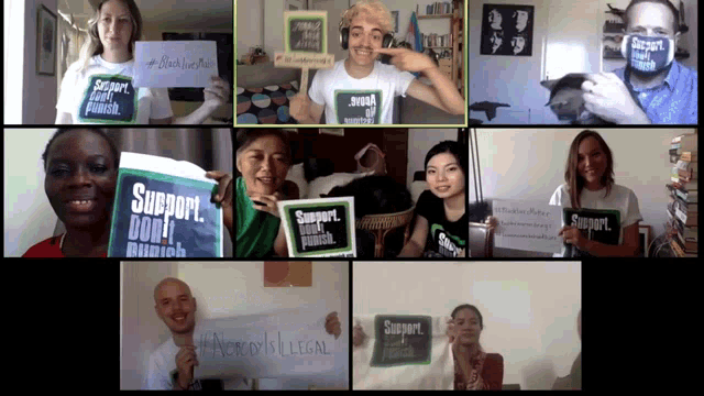 Sdp Support Dont Punish GIF - Sdp Support Dont Punish Zoom Call GIFs