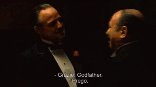 Godfather The Godfather GIF - Godfather The Godfather Grazie Godfather GIFs