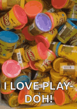 Play Doh Toys GIF - Play Doh Toys Containers Of Play Doh GIFs