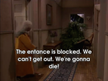 Italy And The Cry For Help GIF - Golden Girls Help Panic GIFs