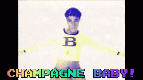Eloy Champagne Baby GIF - Eloy Champagne Baby Dancing GIFs