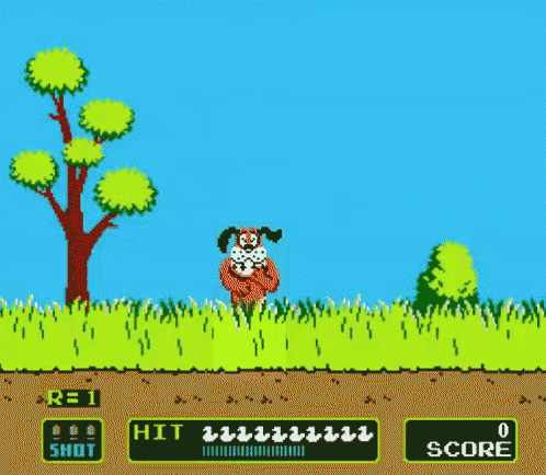 a video game screen shows a dog with a skull on its head