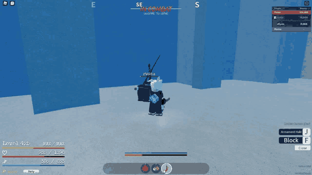a screenshot of a video game shows a character with a sword and the words " infernocat " at the top