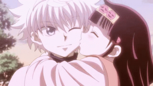Anime Hug GIF - Anime Hug Cheek Kiss GIFs