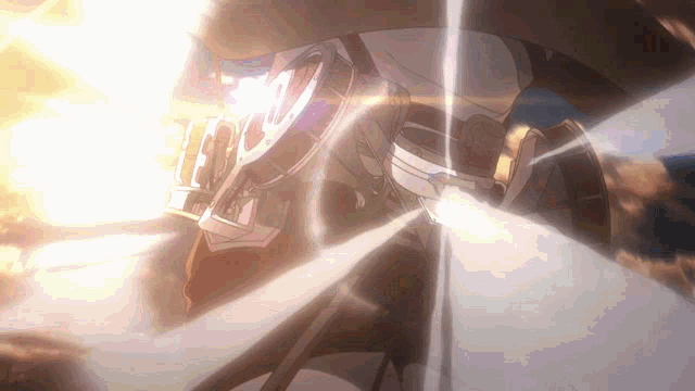 a close up of a person 's face with the sun shining on it