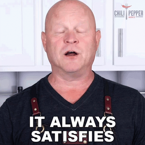 It Always Satisfies Michael Hultquist GIF - It Always Satisfies Michael Hultquist Chili Pepper Madness GIFs