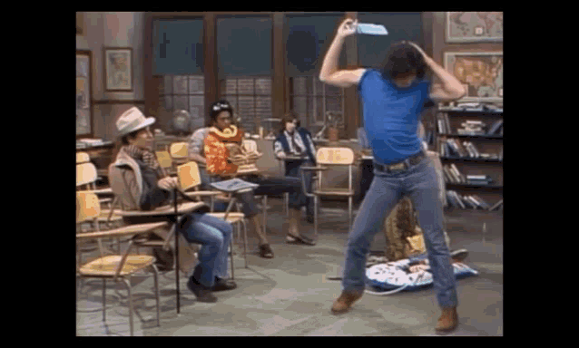 Welcome Back Kotter Dance GIF - Welcome Back Kotter Dance Comb GIFs
