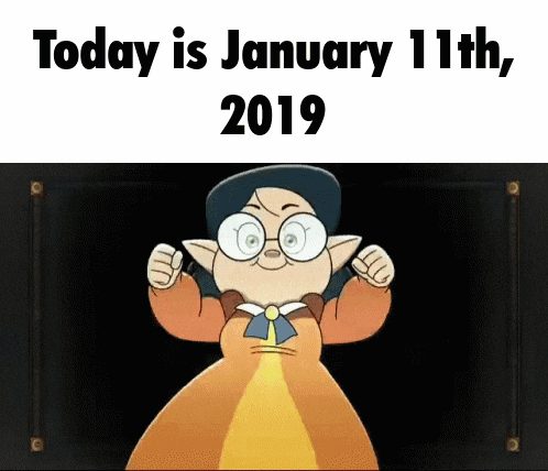 a cartoon character with glasses and a bow tie is standing in front of a black background .