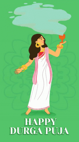 Happy Durga Puja হ্যাপিদূর্গাপূজা GIF - Happy Durga Puja হ্যাপিদূর্গাপূজা दुर्गा GIFs