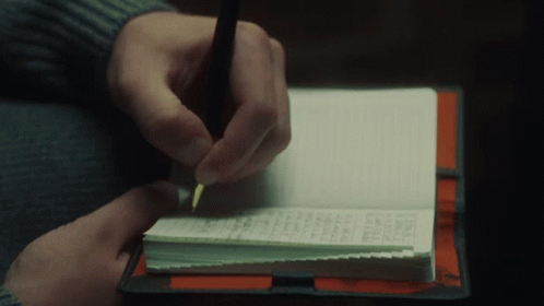 Writing Notes Aitch GIF - Writing Notes Aitch My G Song GIFs