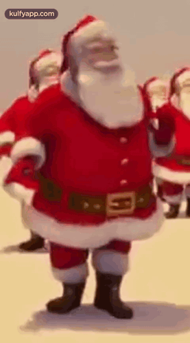 Dancing Santa Claus.Gif GIF - Dancing Santa Claus Happy Christmas Christmas Festival GIFs